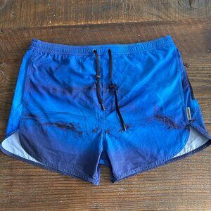 Neil Barrett Men's Blue Designer Swim Trunks - Size Small - New Without Tags
